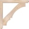 Ekena Millwork Balboa Craftsman Smooth Bracket w/ Offset Brace, Douglas Fir, 5 1/2"W x 38"D x 38"H BKT0604X38X38BOA04SDF - alternate 2